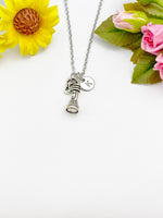 Silver Torch Flashlight Charm Necklace, N1460C