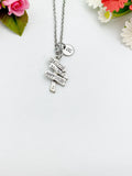 Silver Success Money Happiness Charm Necklace, N5036