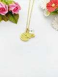 Gold Palette Charm Necklace, Artist Gifts, N5490
