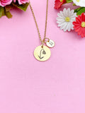 Gold Snowdrop Charm Necklace, N3826