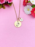 Gold Snowdrop Charm Necklace, N3826