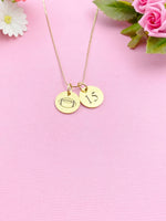Gold Football Necklace Bracelet Keychain Optional, Best Christmas Gifts, Personalized Customized Monogram Jewelry, D209