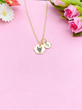 Gold Scorpio Charm Necklace, Scorpion, N3725