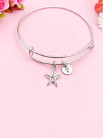 Silver Starfish Charm Bracelet, N983