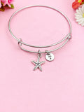 Silver Starfish Charm Bracelet, N983