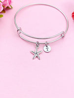 Silver Starfish Charm Bracelet, N983