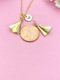 Gold or Silver Paper Airplane Charm Necklace, Freedom Adventure Jewelry Gifts, N6002