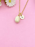 Gold Potato Charm Necklace, N6008