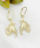 Gold Goldfish Charm Earrings, N5976