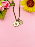 Bronze Scorpio Charm Necklace, Scorpion, N3725B