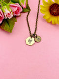 Bronze Scorpio Charm Necklace, Scorpion, N3725B