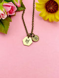 Bronze Scorpio Charm Necklace, Scorpion, N3725B