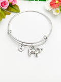 Silver Cow Charm Bracelet, N1489A