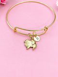 Pomeranian Bracelet, Gold Dog Breed Pomeranian Charm Bangle, Pomeranian Charm, Pom Charm, Pet Gift, N980
