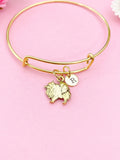 Pomeranian Bracelet, Gold Dog Breed Pomeranian Charm Bangle, Pomeranian Charm, Pom Charm, Pet Gift, N980