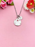 Silver Sand Dollar Charm Necklace, N5832