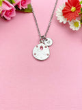 Silver Sand Dollar Charm Necklace, N5832