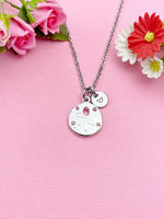 Silver Sand Dollar Charm Necklace, N5832