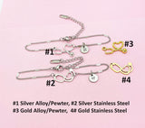 Gold or Silver Stethoscope Charm Bracelets Doctor Nurse Jewelry Gifts, N1002B