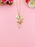 Gold Fairy Charm Necklace, N6023