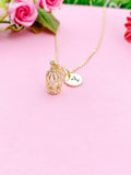 Gold Birdcage Charm Necklace, N6027