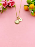Gold Shell Charm Necklace, N6043