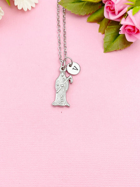 Stainless Steel Death Halloween Necklace Gift, N1933
