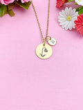 Gold Snowdrop Charm Necklace, N3826