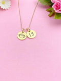 Gold Football Necklace Bracelet Keychain Optional, Best Christmas Gifts, Personalized Customized Monogram Jewelry, D209
