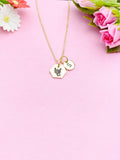 Gold Scorpio Charm Necklace, Scorpion, N3725
