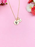 Gold Scorpio Charm Necklace, Scorpion, N3725