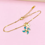 Gold Pinwheel Charm Bracelet, DN5171B