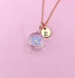 Rose Gold Forget Me Not Charm Necklace, N5771RG