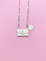 Silver Handbag with Flower Pendant Necklace, Brass Locket Pendants, N6056