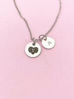 Silver or Gold Aries Charm Necklace, Aries Ram, D479