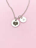 Silver or Gold Aries Charm Necklace, Aries Ram, D479