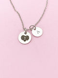 Silver or Gold Aries Charm Necklace, Aries Ram, D479