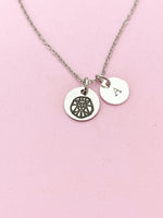 Silver or Gold Leo Charm Necklace, Leo Lion, D482