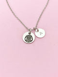 Silver or Gold Leo Charm Necklace, Leo Lion, D482