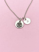 Silver or Gold Leo Charm Necklace, Leo Lion, D482