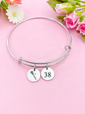 Silver Lacrosse Charm Bracelet, D215A