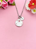 Silver Sand Dollar Charm Necklace, N5832
