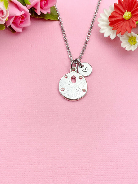 Silver Sand Dollar Charm Necklace, N5832