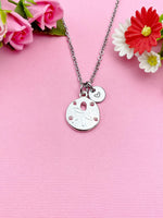 Silver Sand Dollar Charm Necklace, N5832
