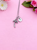 Silver Coconut Tree Charm Necklace, Plant Biologist School Student Gifts, N789