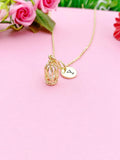 Gold Birdcage Charm Necklace, N6027