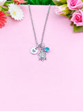 Silver Tortoise Turtle Charm Necklace, Tortoise Love Pet Travel Gifts Ideas, N6049