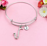 Bass Clarinet Bracelet, Silver Bass Clarinet Charm, Music Charm, Music Gift, Matching Band Gifts, Personalized Gift, N1375