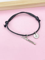 Silver flute Charm Bracelet, N1381Z
