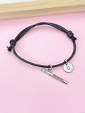 Silver flute Charm Bracelet, N1381Z